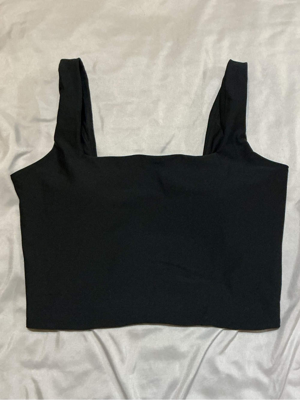 YPB Abercrombie & Fitch Square-Neck cropped tank
